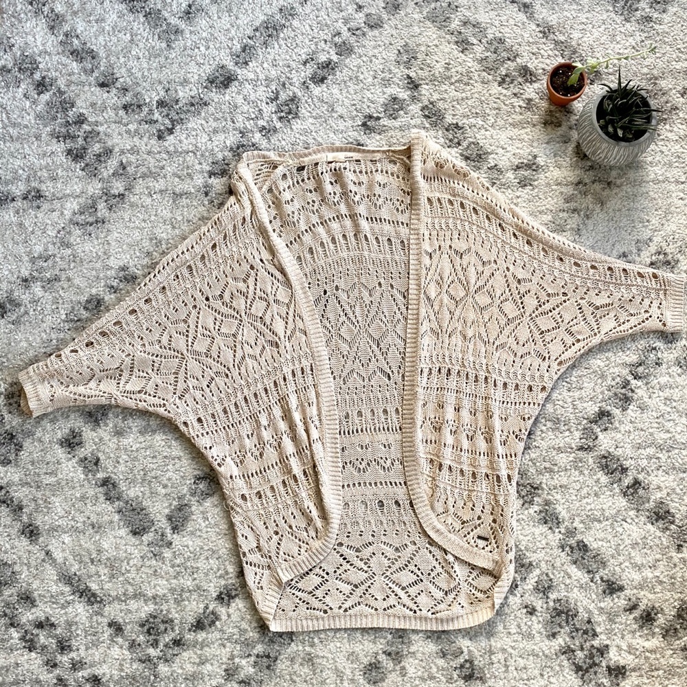 Garage - Tan Knit Cardigan